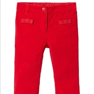 Jacadi Red corduroy pants